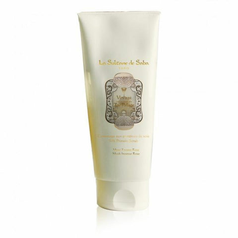 Voyage sur la route du Taj Palace Body scrub Incense Rose - Peeling s hedvábnými proteiny