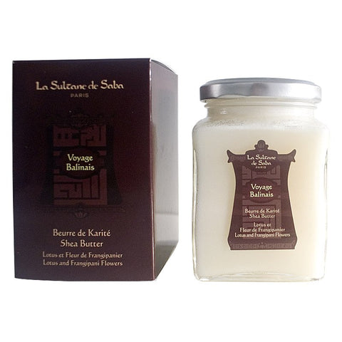 Voyage Balinais Shea Butter Lotus and Frangipani Flower - Máslo Karité Lotos a květy Plumérie