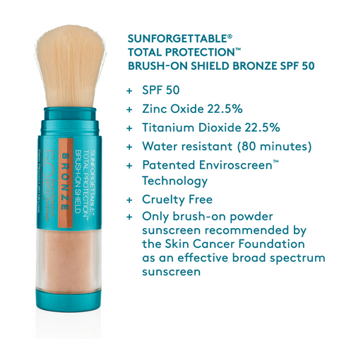 Brush-On Shield Bronze SPF 50 - Сонцезахисна пудра в пензлику (Sunforgettable ® Total Protection™)
