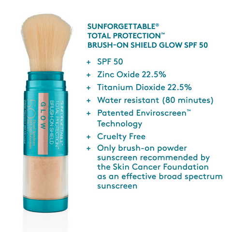 Sunforgettable® Total Protection™ Brush-On Shield Glow SPF 50 - Ochranný pudr ve štětci