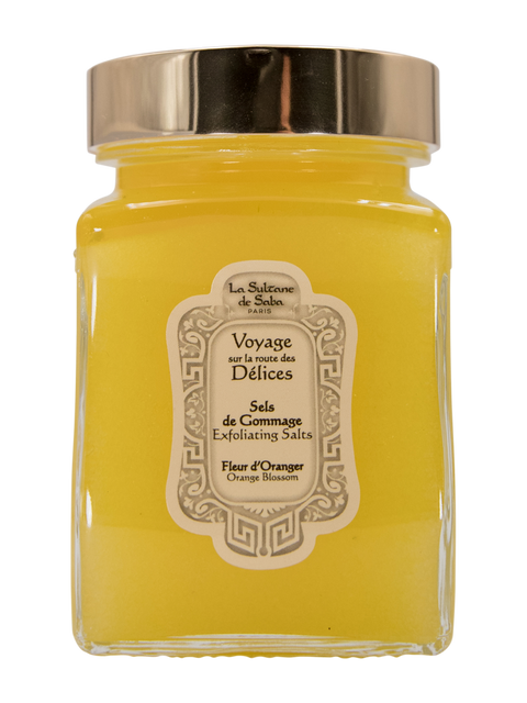 Voyage sur la route des Délices Peeling z mořské soli Fleur d’Oranger - Peeling z mořské soli s vůní květů pomerančovníku