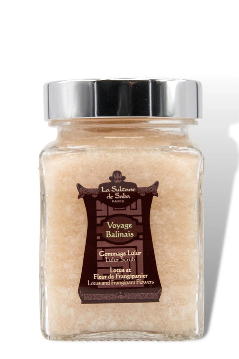 Voyage Balinais Body Scrub Lotus and Frangipani Flower - Balinais Peeling Lulur Lotos a květy Plumérie