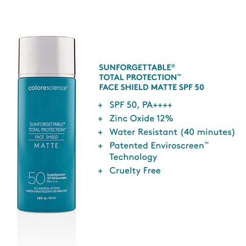 Sunforgettable® Total Protection™ Face Shield Matte SPF 50 - Zmatňující ochranný krém na tvář