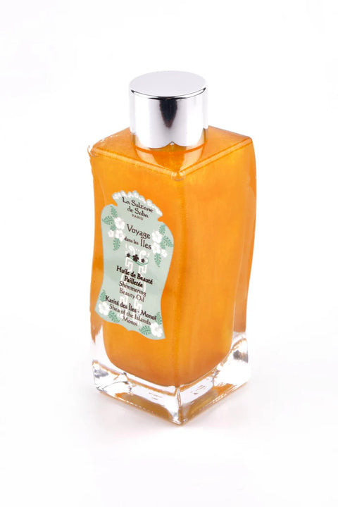 Karité des Iles - MONOI Shimmering beauty oil - Zlatý Tělový olej Pailletee