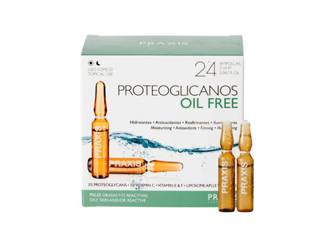 Proteoglycans oil free - Bezolejové ampule pro mastnou a smíšenou pleť
