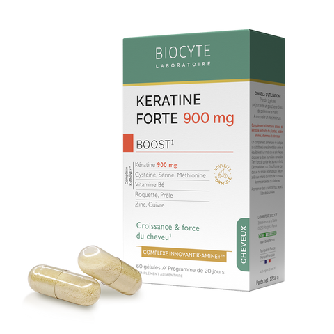 KERATINE FORTE 900MG BOOST PACK K-Amine  – Intenzivní kúra pro posílení a růst vlasů